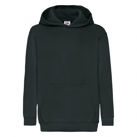 

Dziecięca bluza Hooded Sweat FruitLoom Czarn14-15