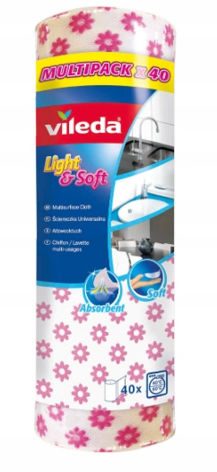 

Vileda Light & Soft Ścierka Uniwersalna Rolka