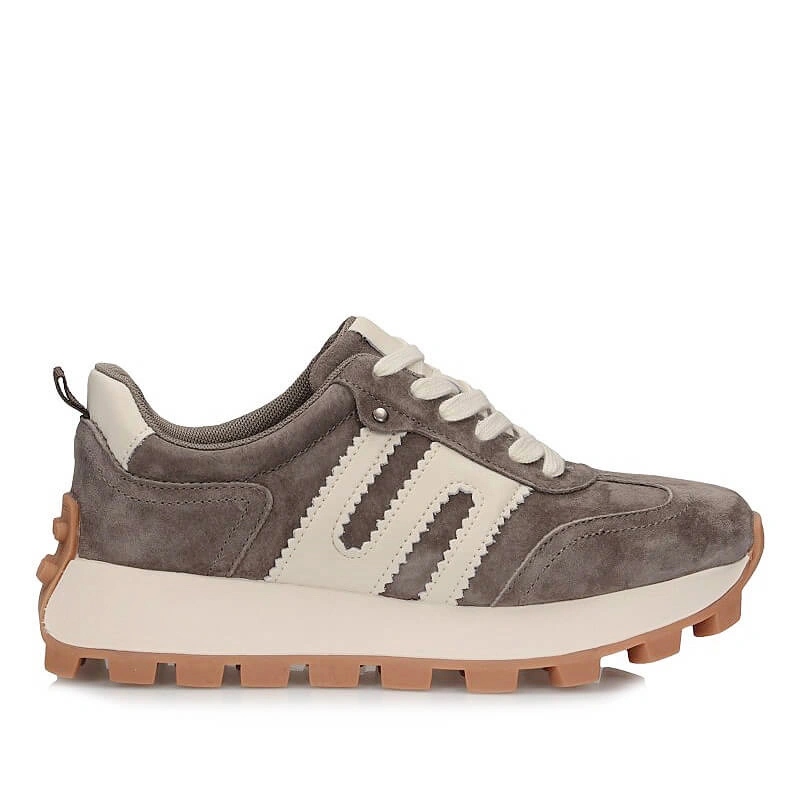 Dámské tenisky Filippo DP6743/26 Tp béžové šněrovací kožené