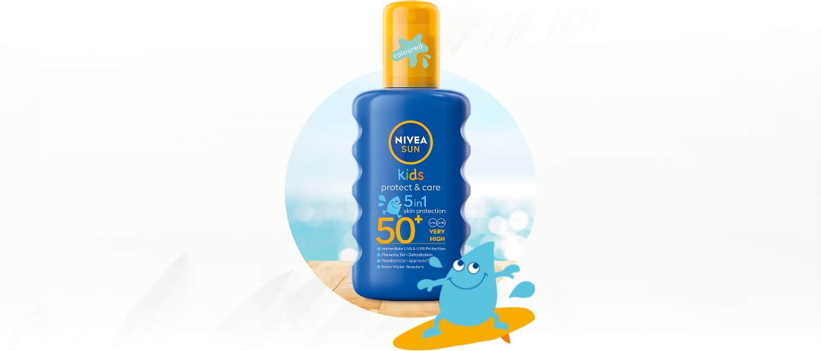 Spray ochronny na słońce dla dzieci NIVEA SUN 50 Linia Sun Kids