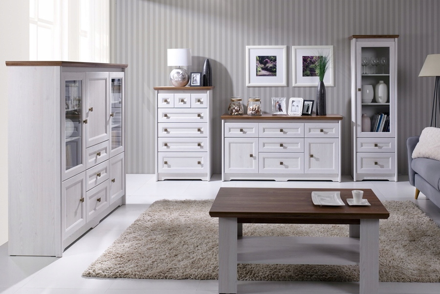 Komoda DO SALONU SYPIALNI z szufladami DĄB szeroka Marka inna