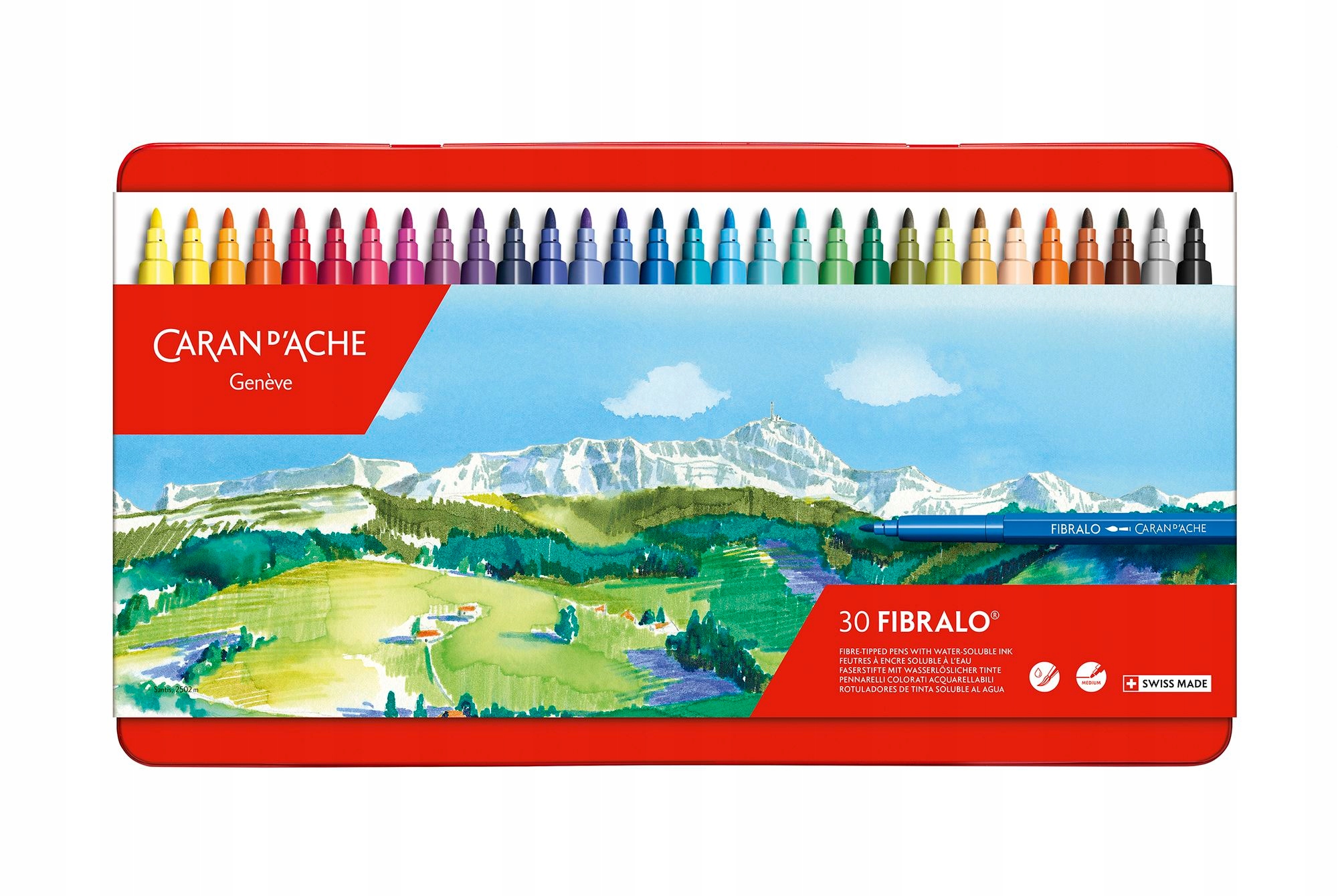 Fixy "Fibralo", 30 barev, Caran D'ache 185.330