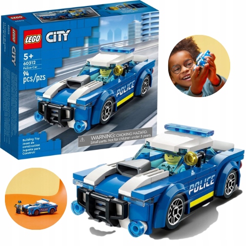 

Lego City Radiowóz Policja Samochód Pojazd 60312
