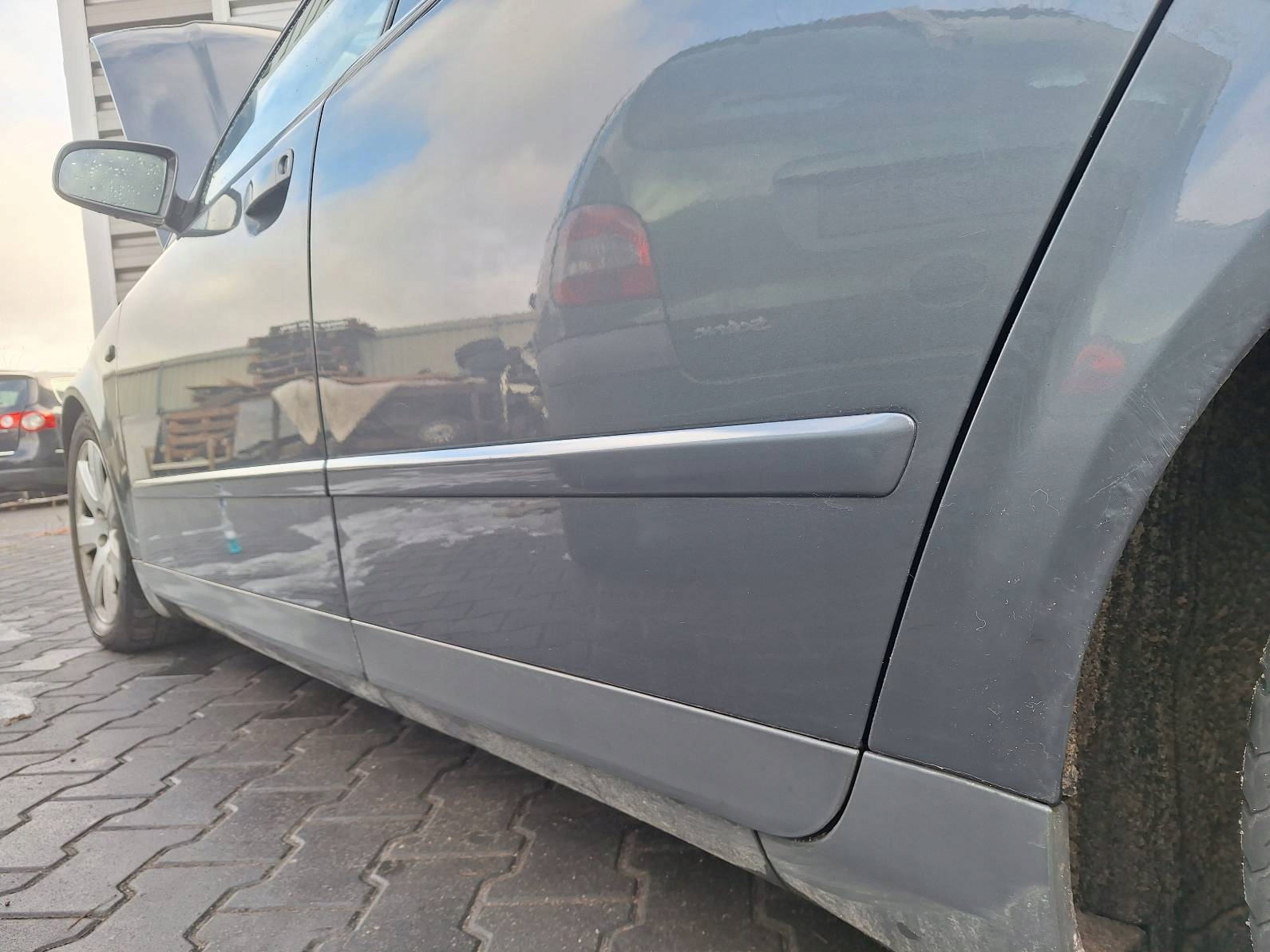 door complete left rear part AUDI A4 B6 LX7Z