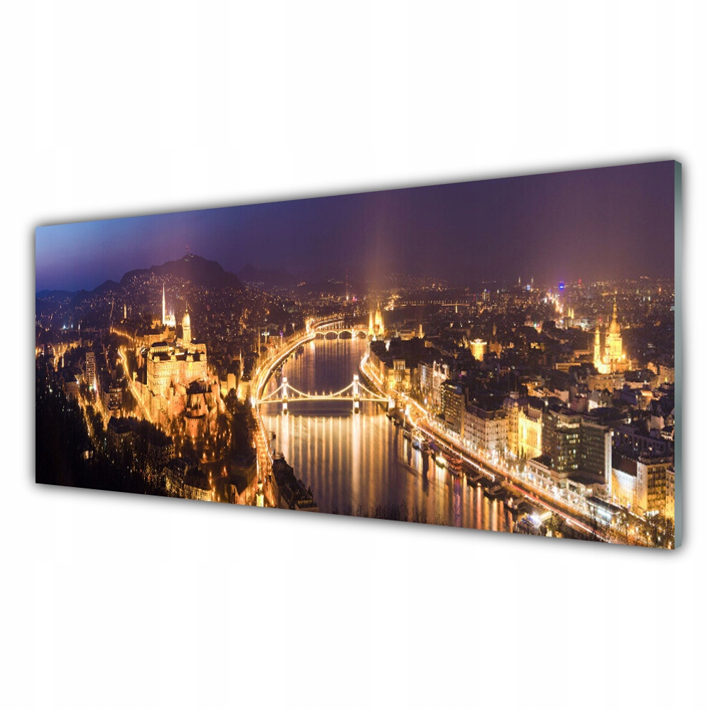 

Obraz akryl z grafiką 125x50 Miasto Architektura