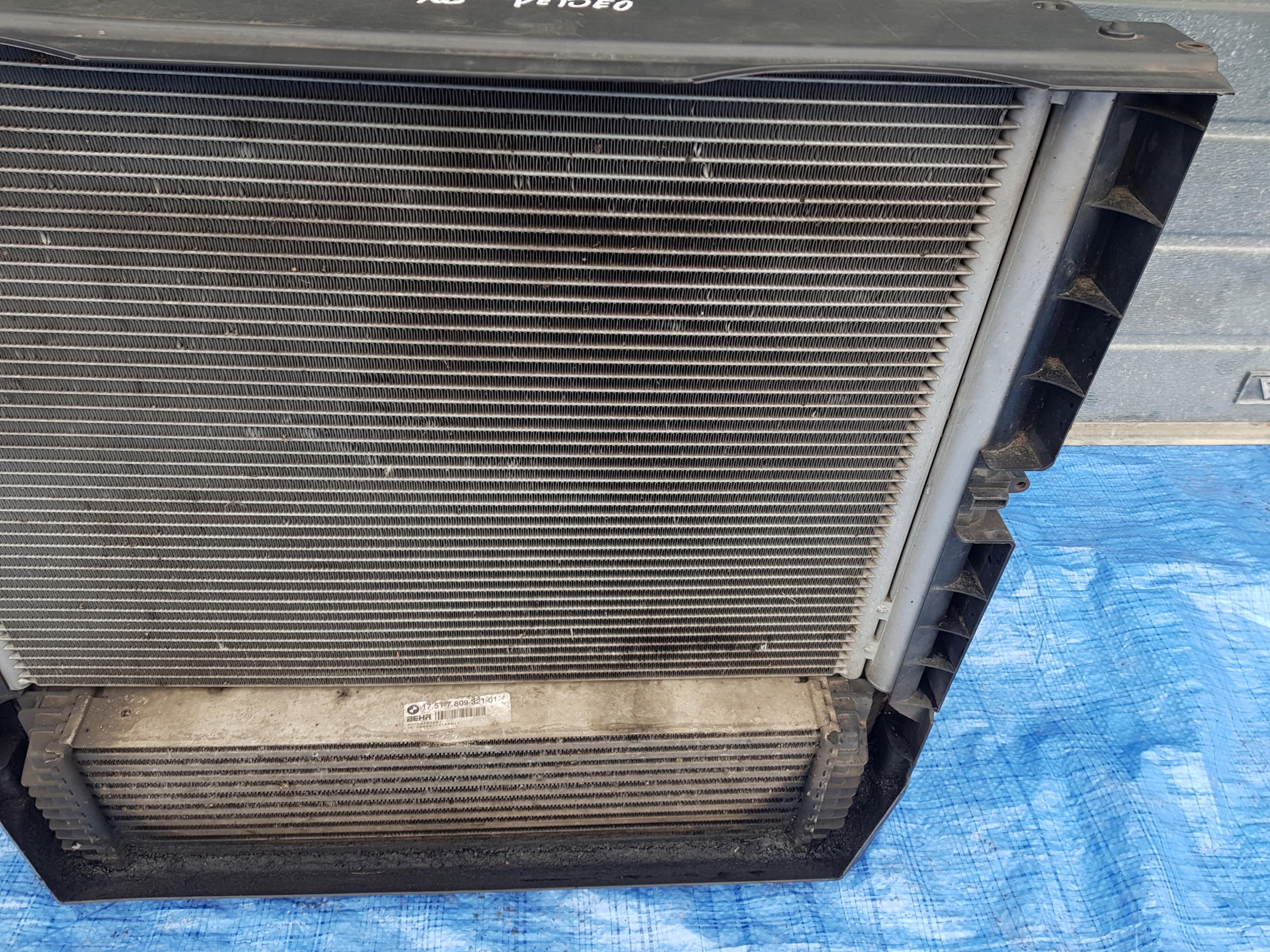 KOMPLET hladnjaci vode KLIMY BMW X6 E71 X5 E70 3.0 D 7809321