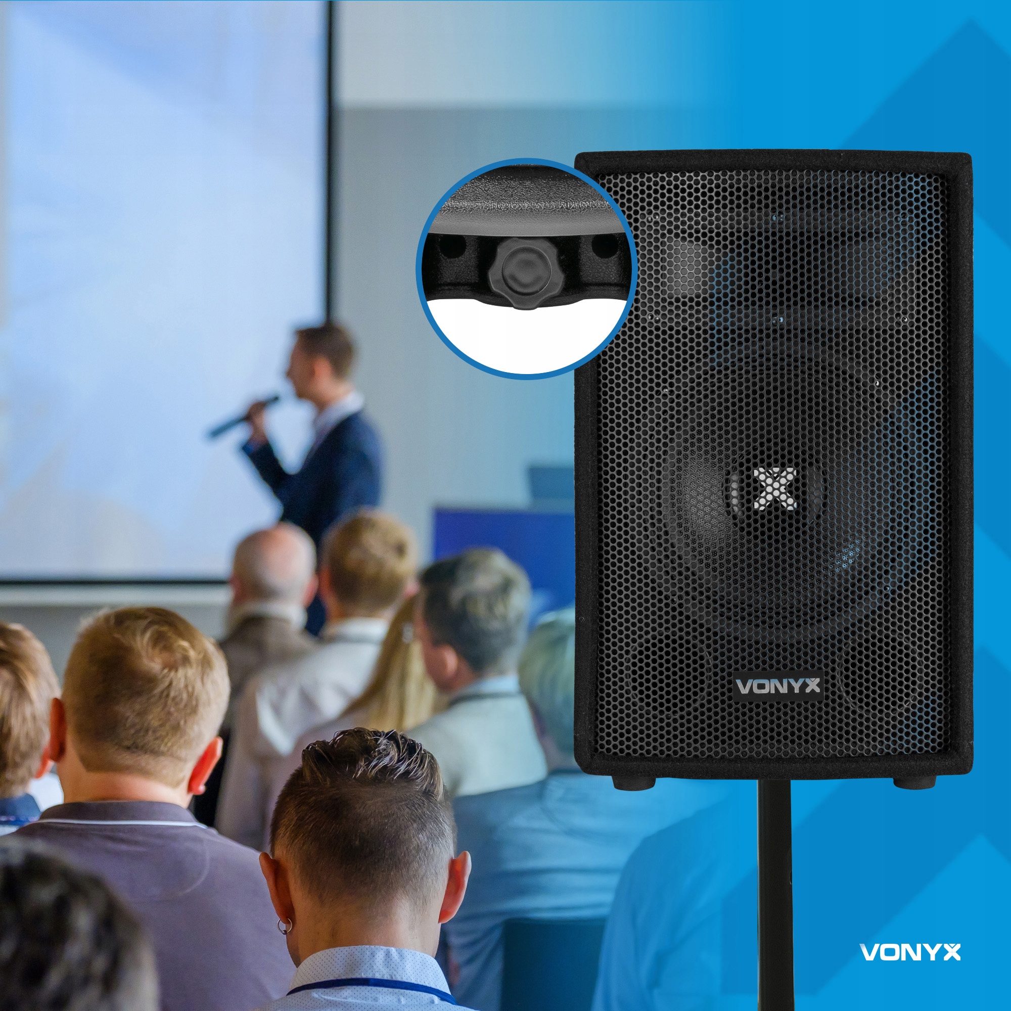 Kolumna pasywna SL8 DJ/ PA 8” 400W Vonyx Konstrukcja dwudrożne