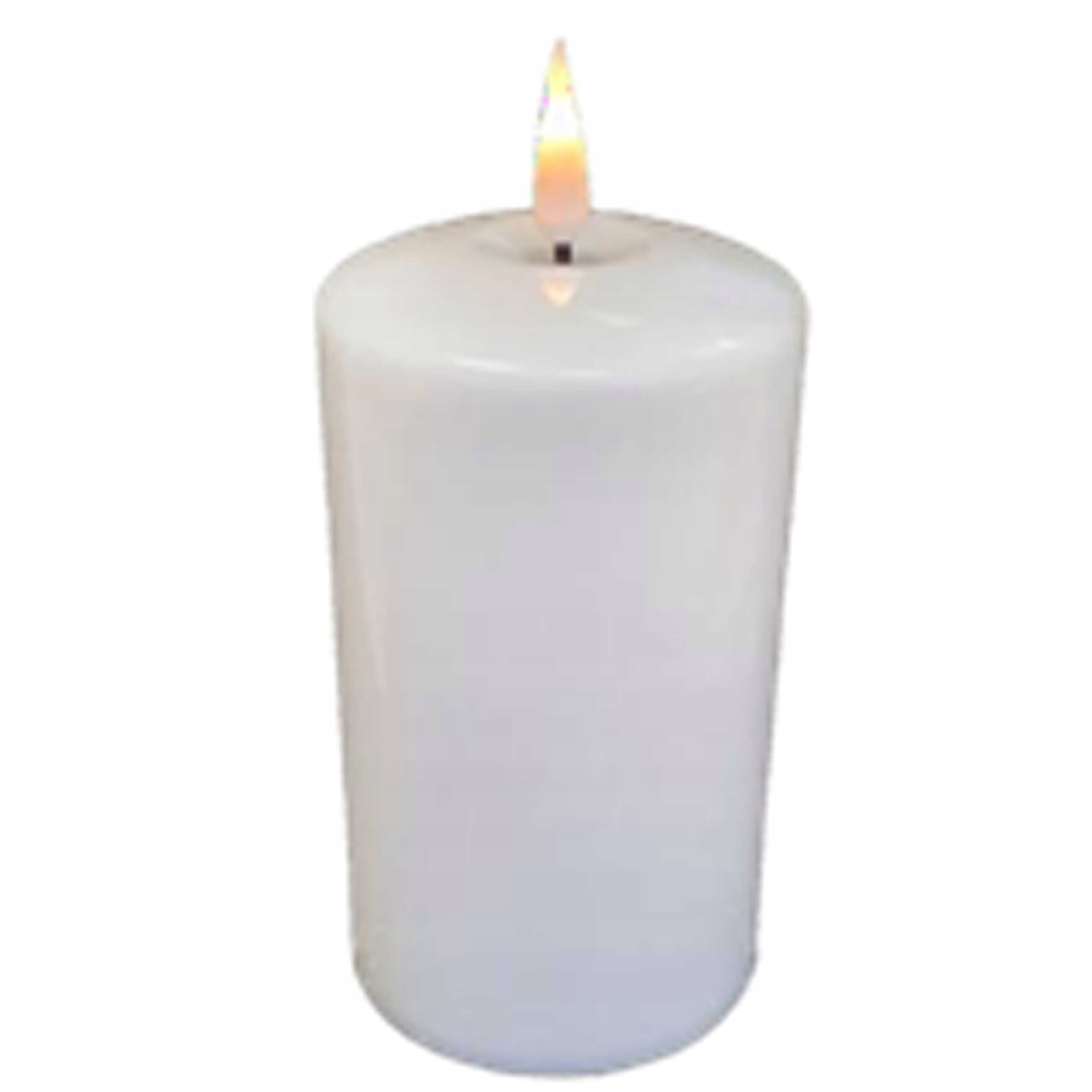 

Świeca Led biała świeczka do zniczy lampionów 16cm