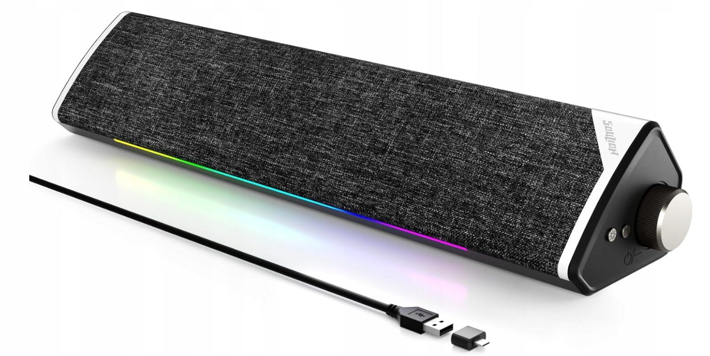 Głośnik komputerowy soundbar R60 USB-C LED