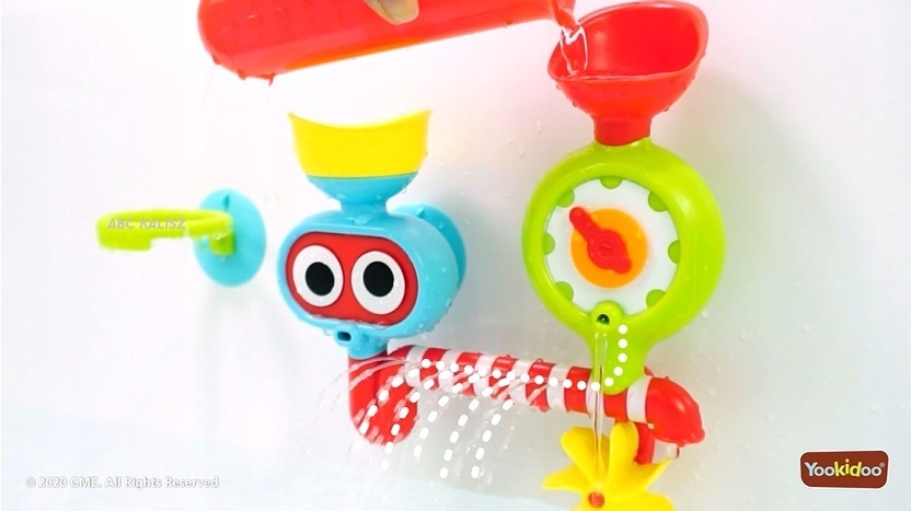 YOOKIDOO Kolorowe LABORATORIUM do kąpieli ZABAWA Kolor dominujący wielokolorowy