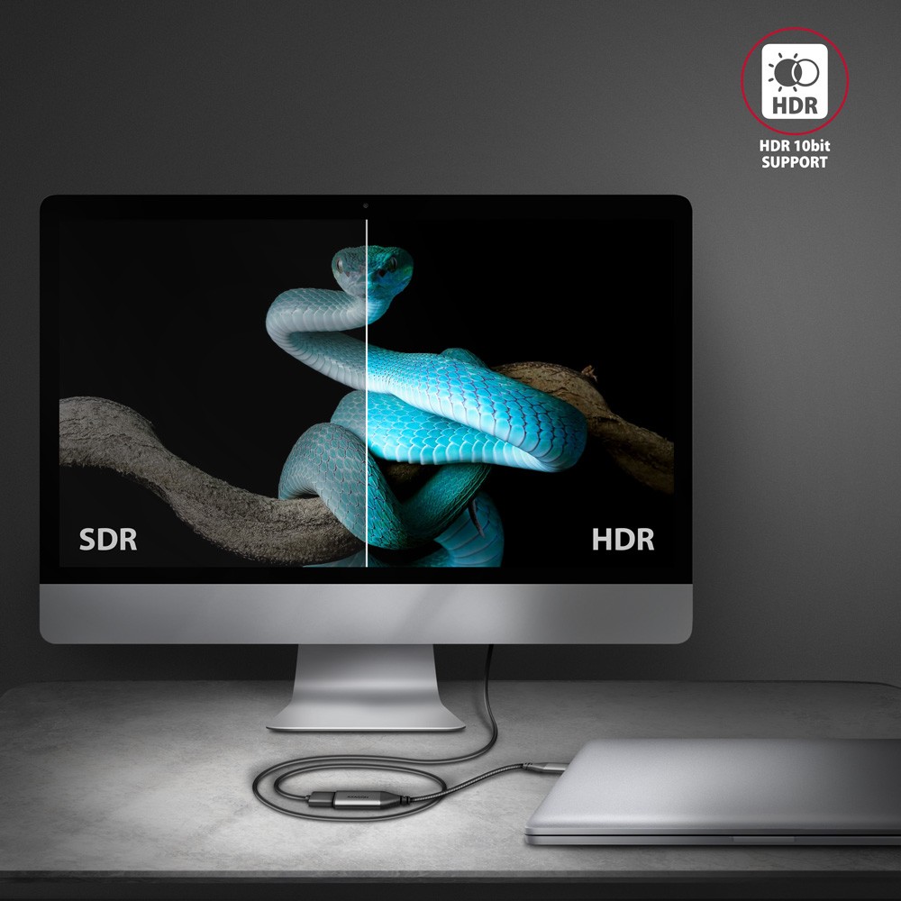 Kabel Adapter USB-C - HDMI 2.0 4K/60Hz 25cm EAN (GTIN) 8595247907141