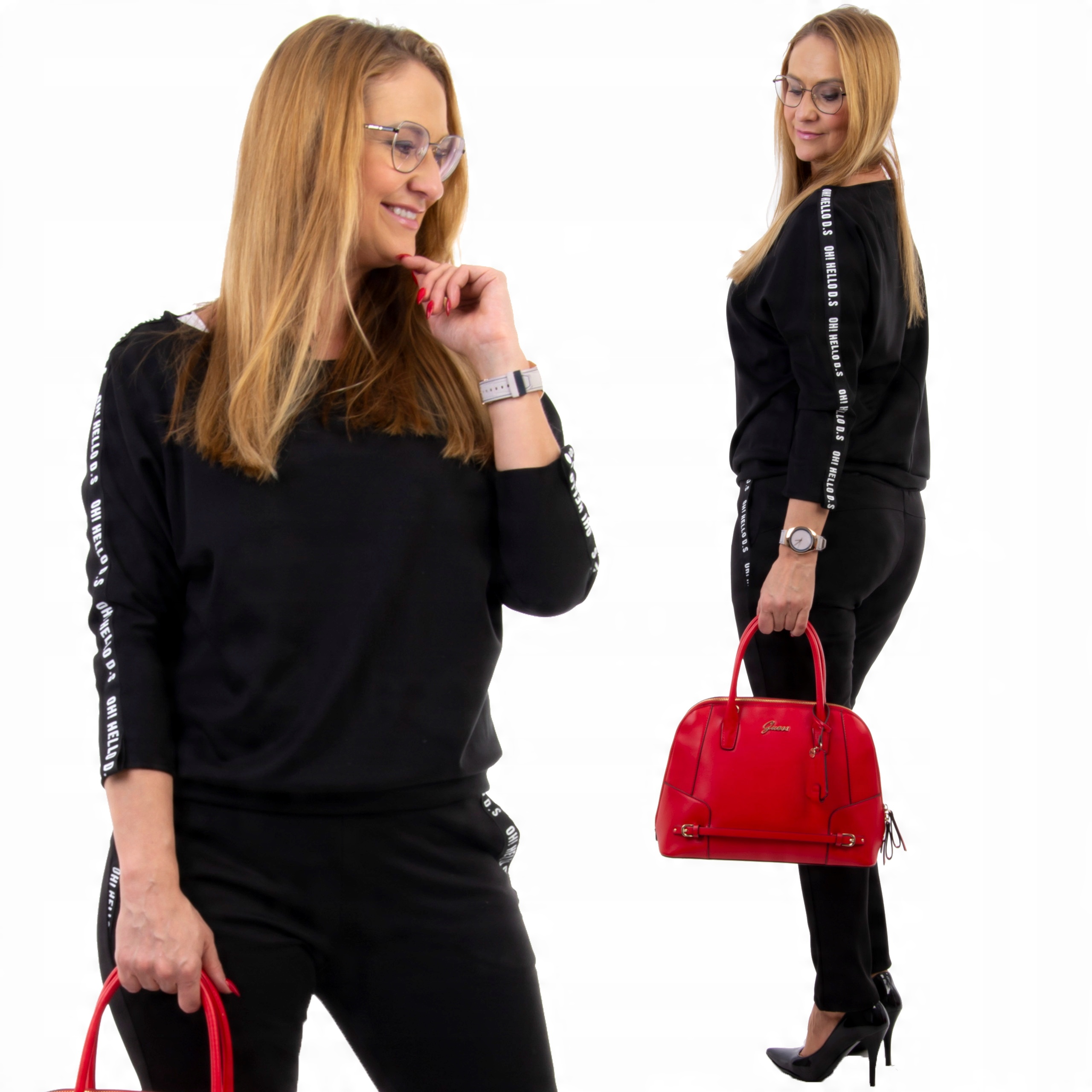 

Dres Z Lampasem Czarny r 50 ( 5 XL )