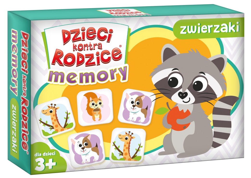 Memory zwierzaki. Dzieci kontra rodzice
