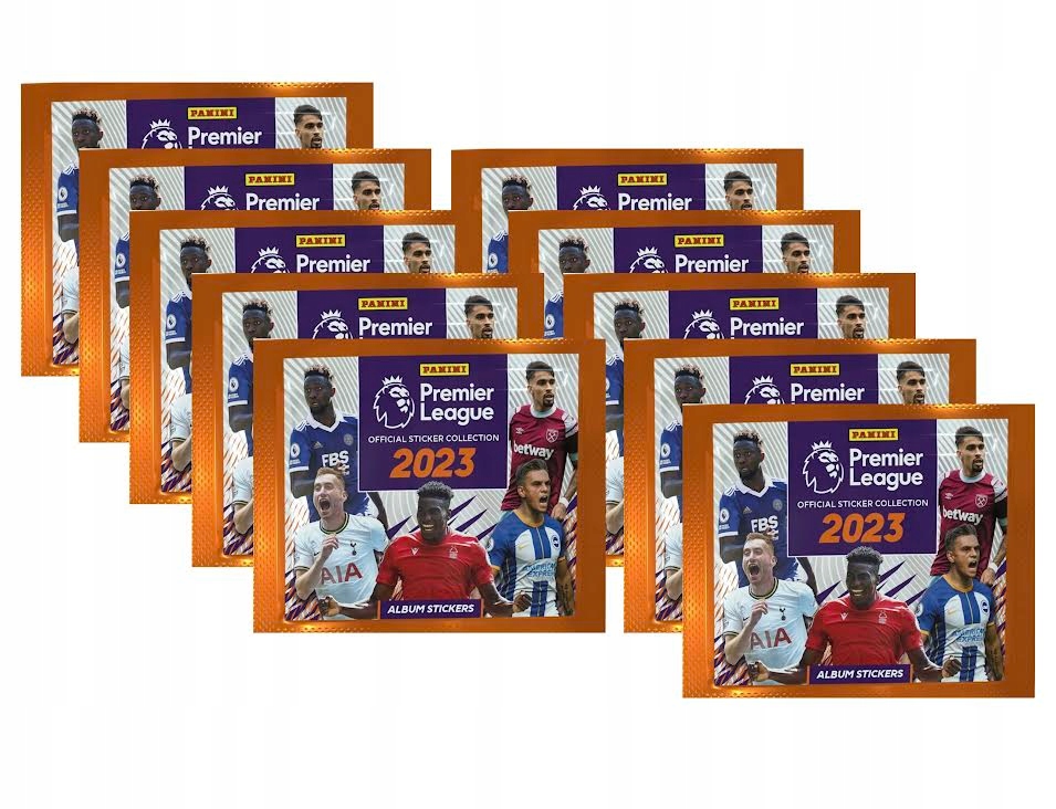 Panini Premier League 2023 10 Saszetek Naklejki
