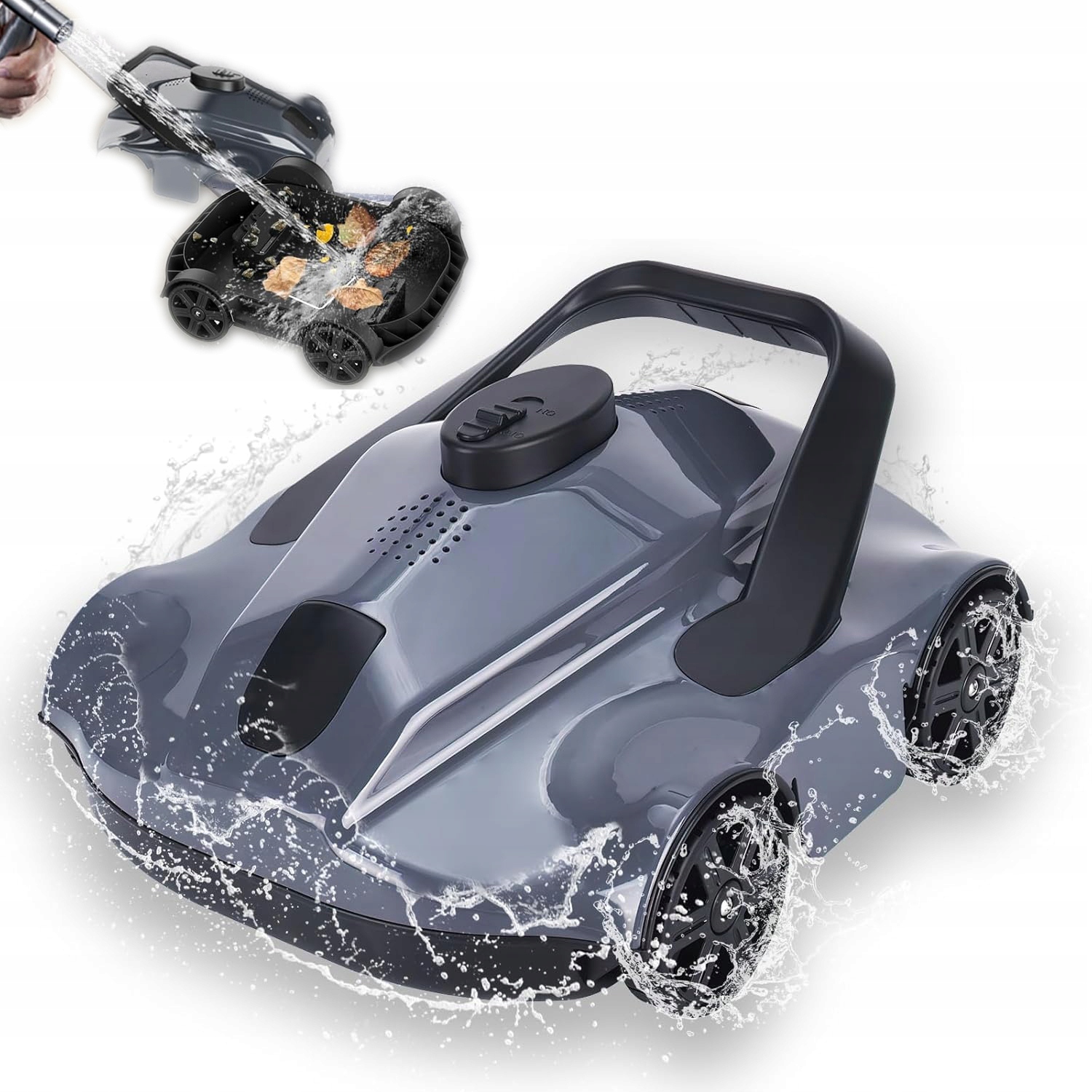 Mocny Odkurzacz Basenowy Robot Czyszczący 5200mah Do Basenu 100m2 Filtr