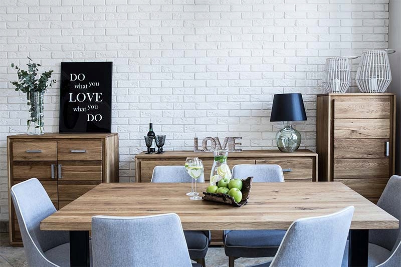 Szafa Pojedyncza Dębowa PAROS Szerokość mebla 61 cm