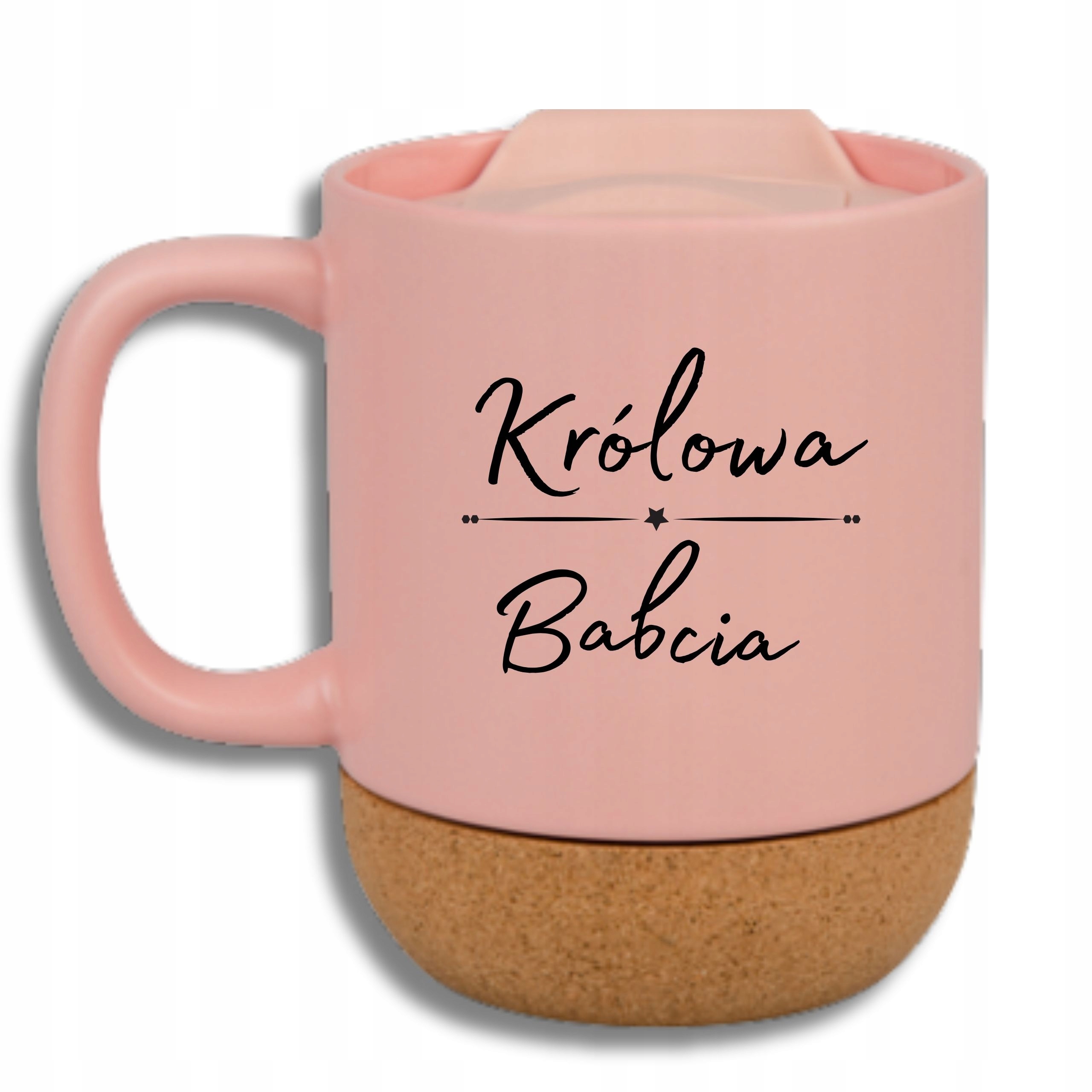 Růžový Hrnek Korek Vtipný Dárek Den Babičky Královna Babičky