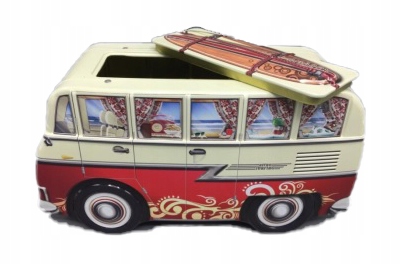 

Pojemnik Metalowy 23x12x11cm Puszka Autobus Camper