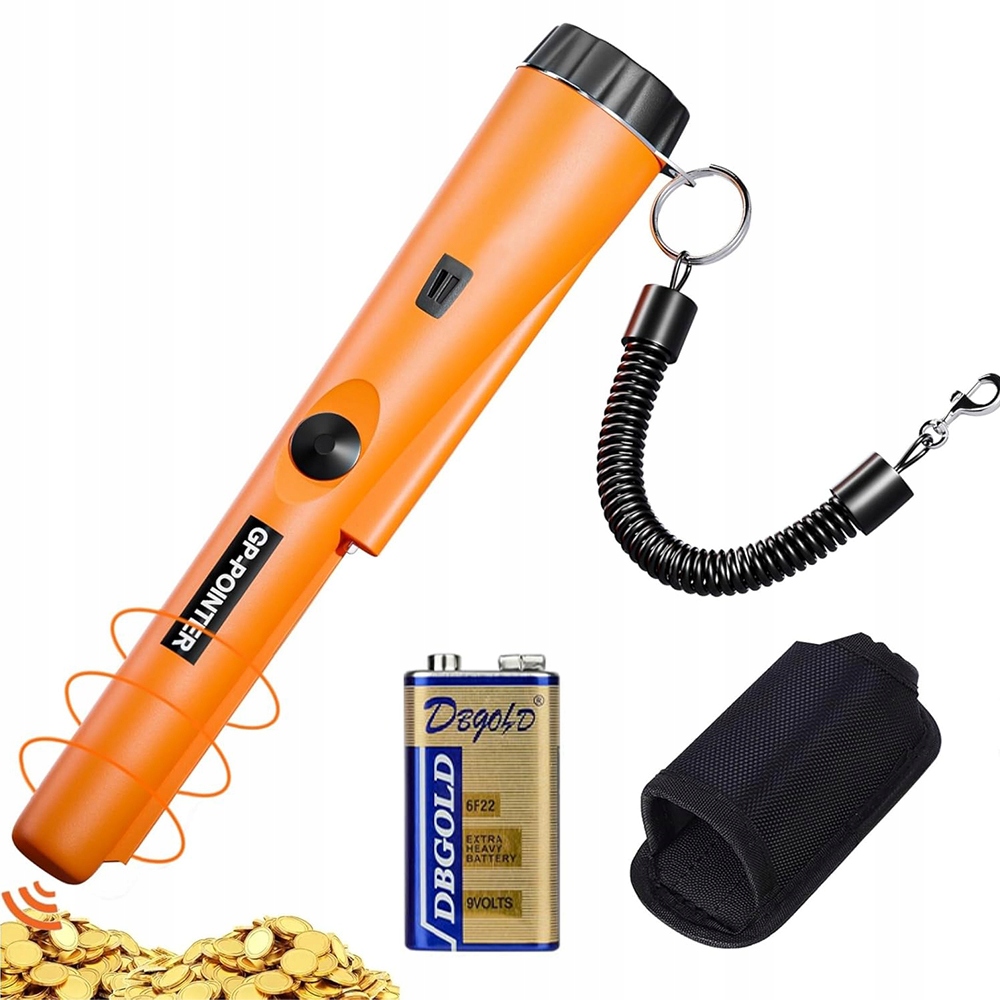 WYKRYWACZ METALU POMARAŃCZ PRZENOŚNY + AKU + TORBA DO PRZECHOWYWANIA