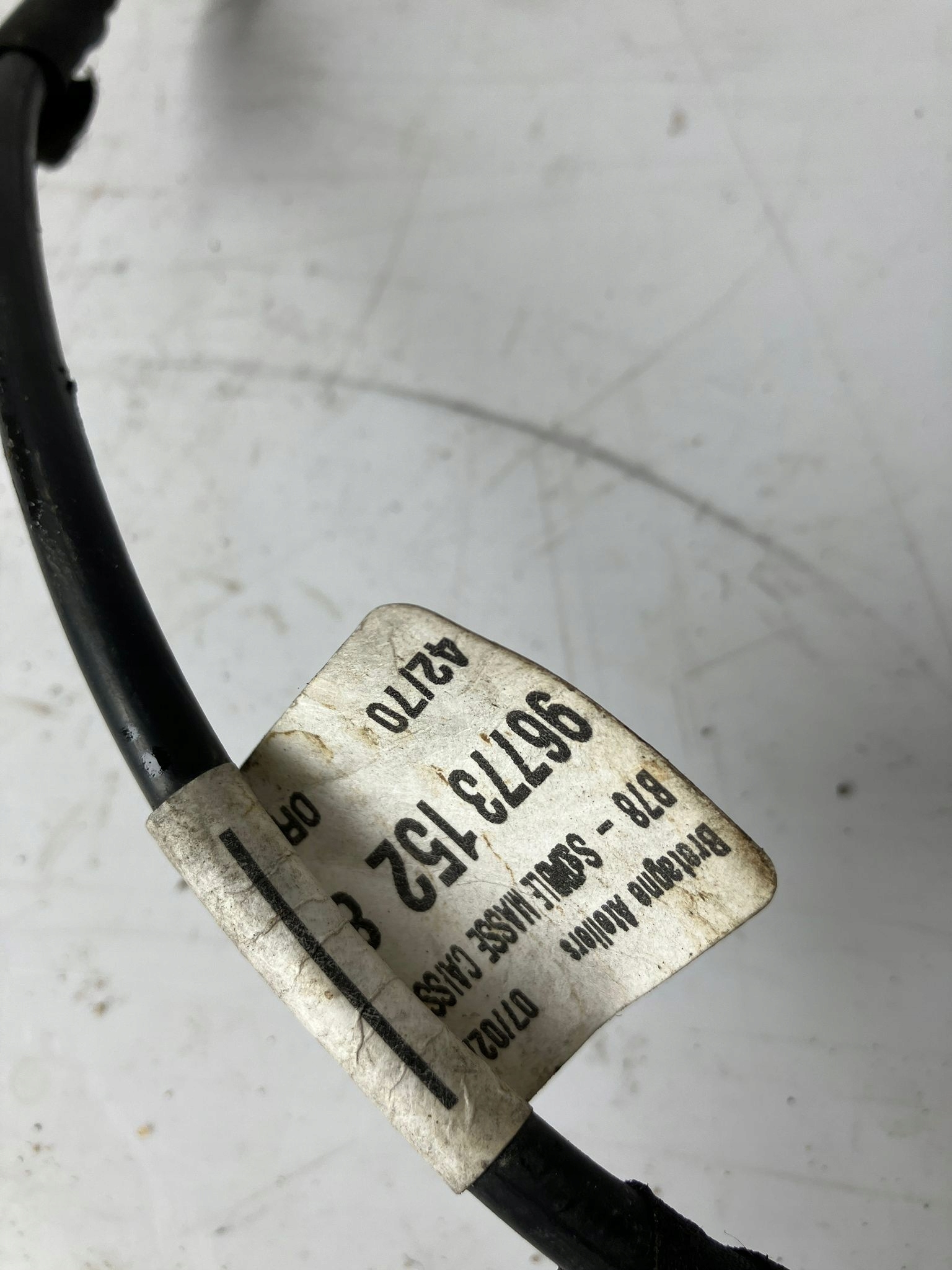 minus clamp C4 PICASSO II 9677315280
