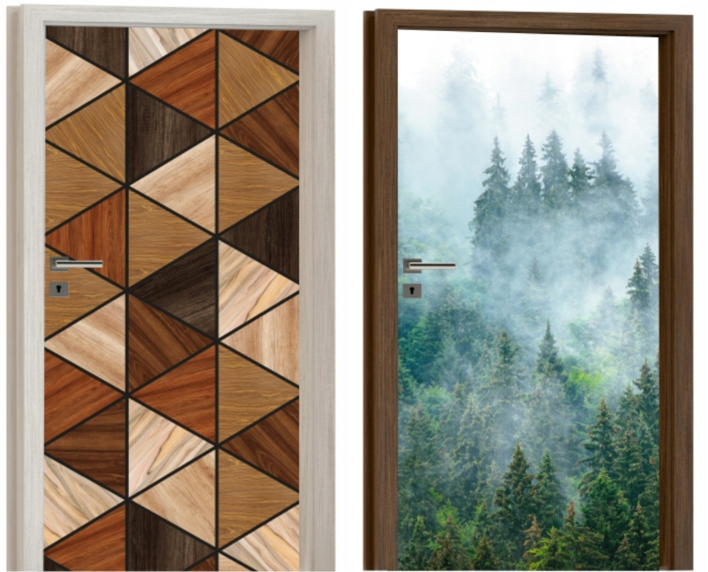 NAKLEJKA na DRZWI Meble Fototapeta Okleina