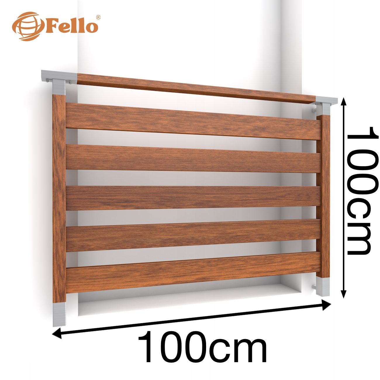 CLASSIC5 Francúzsky balkón 100 cm Balustrada