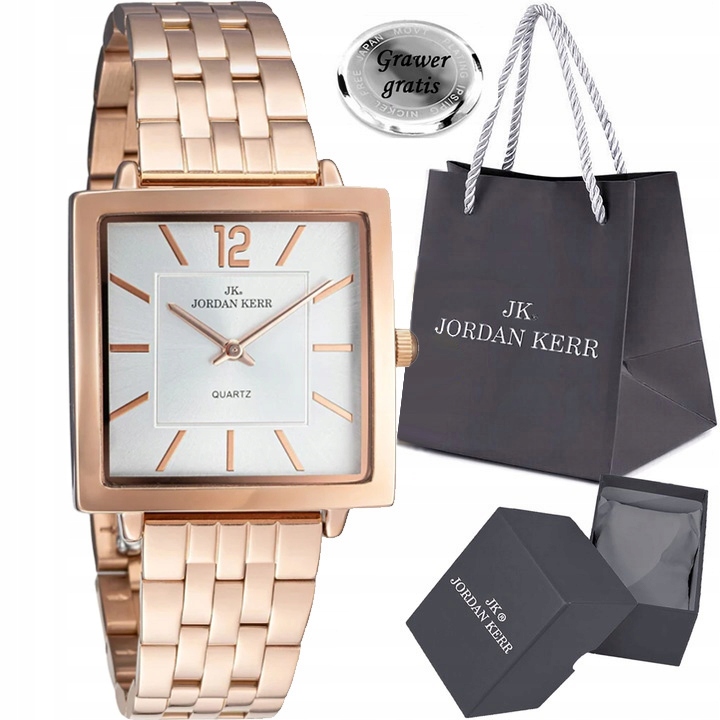 Dámské hodinky Jordan Kerr Viana Rosegold Krabička Ideální Jako Dárek