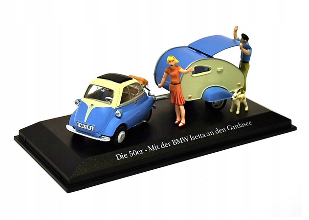 Bmw Isetta s Caravan Atlas 1:43