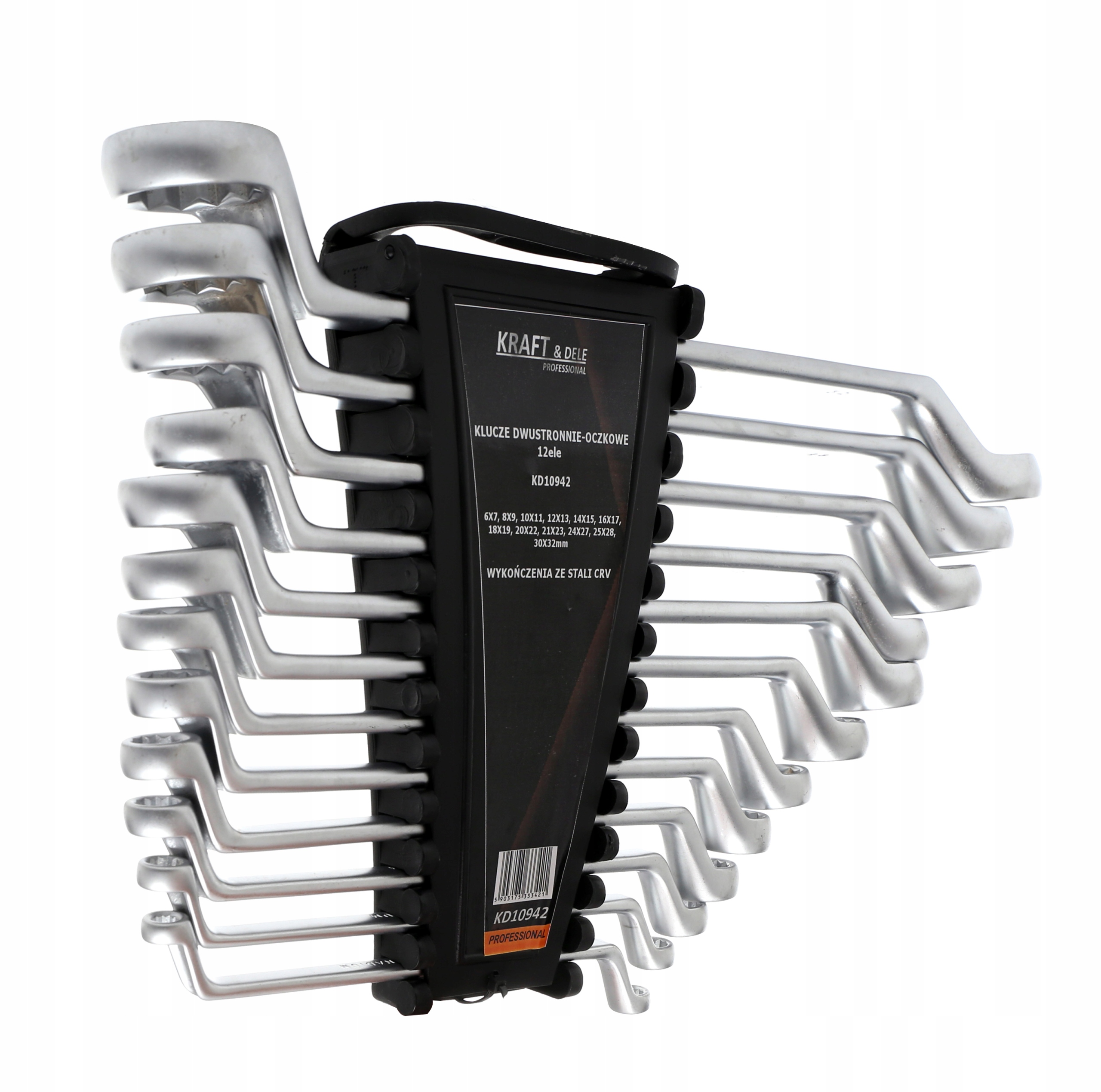 ZESTAW KLUCZE DWUSTRONNIE OCZKOWE 12 SZT 6 32mm Producent code KD10942