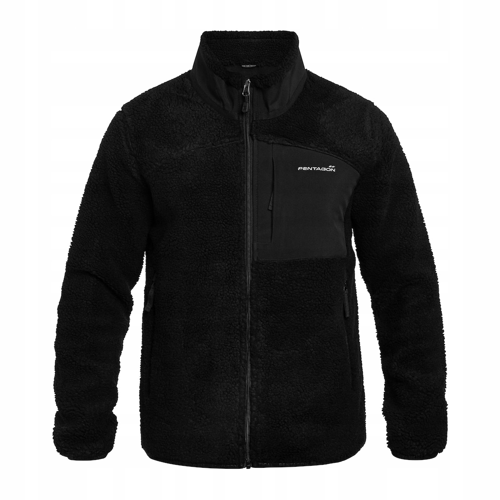 Polar Mikina fleecová a stojáček Pentagon Summit Sherpa Fleece Black L