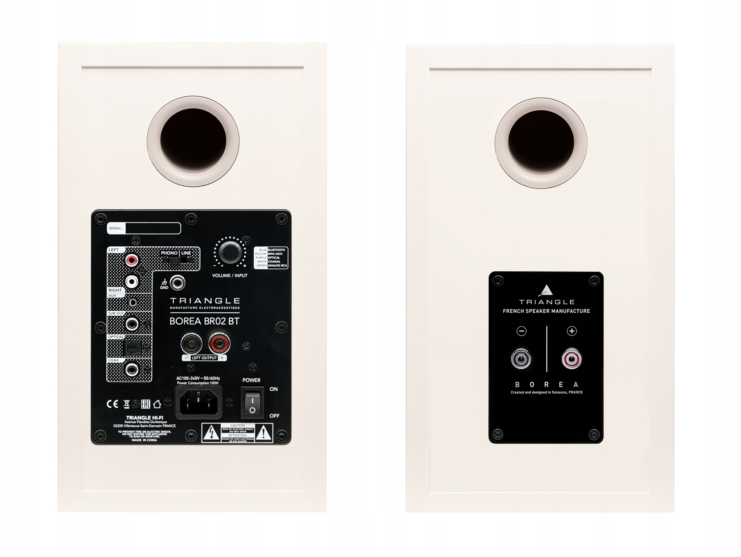 Triangle Borea Active BR02BT | Kolumny Podstawkowe Aktywne | Cream Rodzaj półkowe