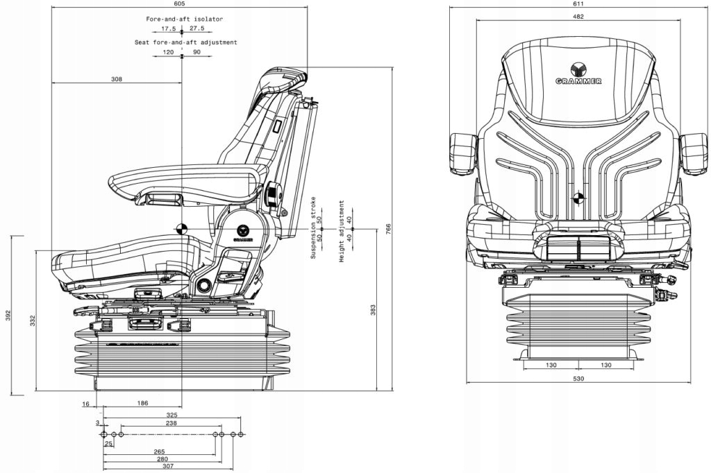 Кресло Grammer Maximo Professional MSG95AL/731
