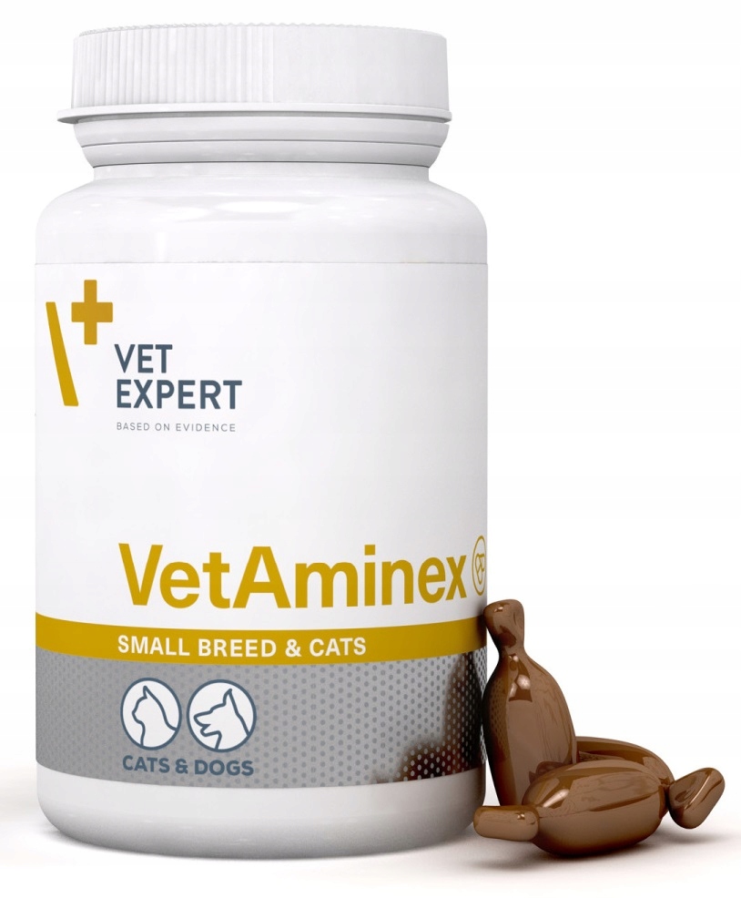 VetExpert VetAminex Small Breed Cats dla psów ras małych i kotów 60kapsułek
