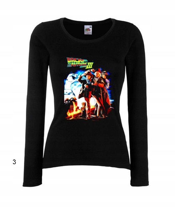 

Bluzka Damska Powrót do przyszłości Mcfly Wzory