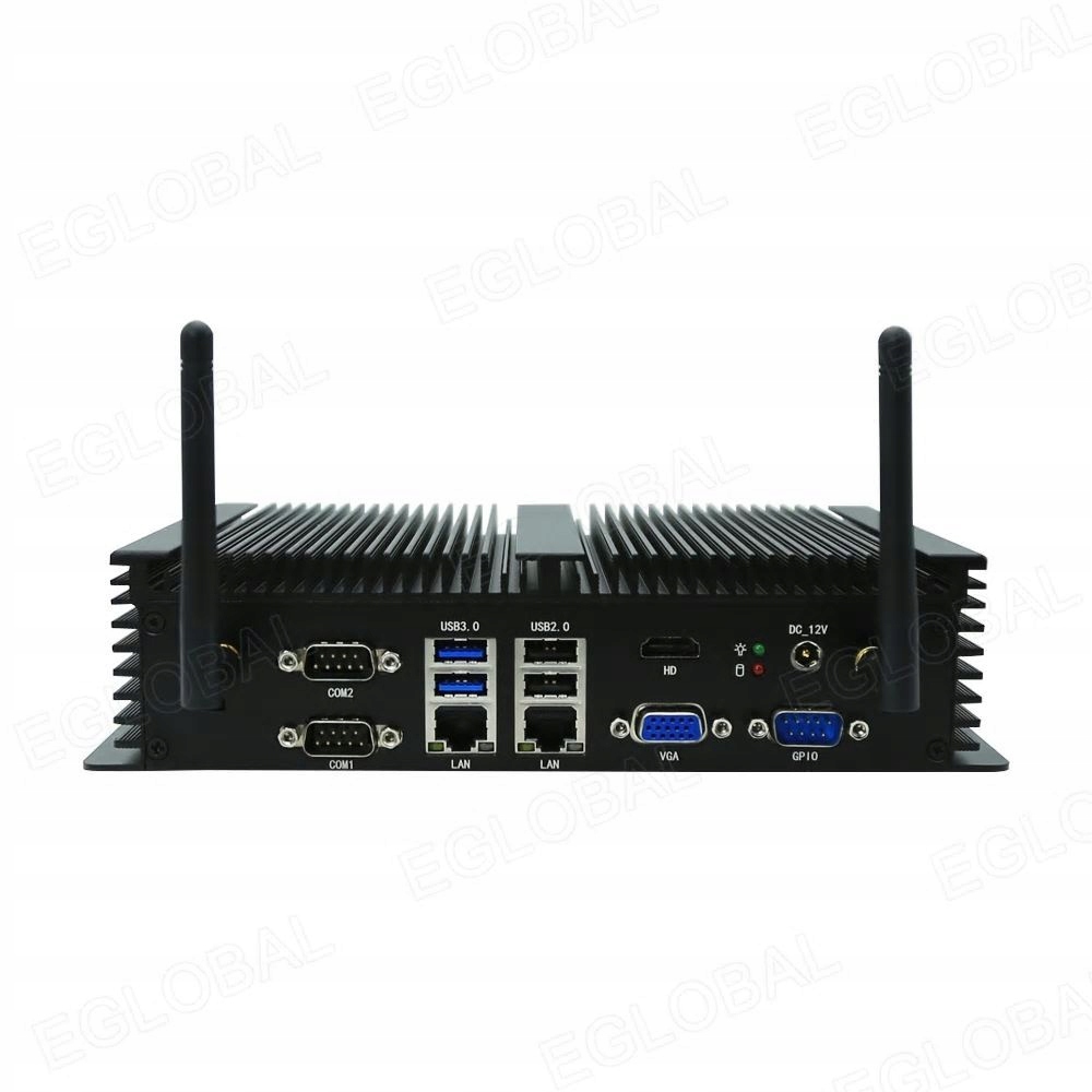 Komputer przemysłowy Fanless GK1 Intel USB COM GPIO 2.5Gb HDMI VGA WiFi Taktowanie bazowe procesora 4.2 GHz
