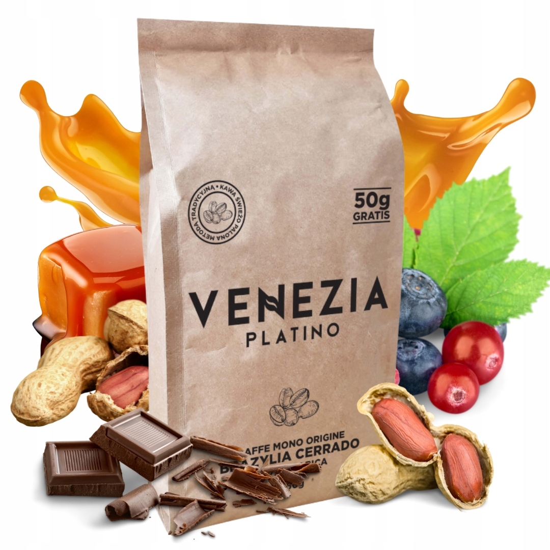Káva zrnková Arabica Čerstvě pražená Venezia Platino řemeslná 1kg