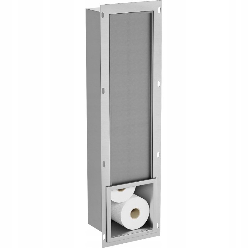 Mexen X-Wall-B zásobník toaletného papiera, inox