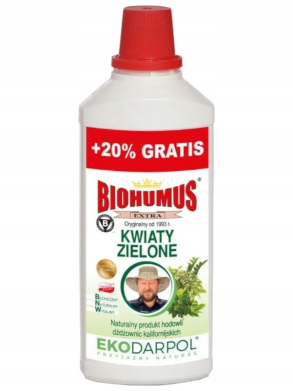 

Biohumus Extra Zielone 1 L 20%