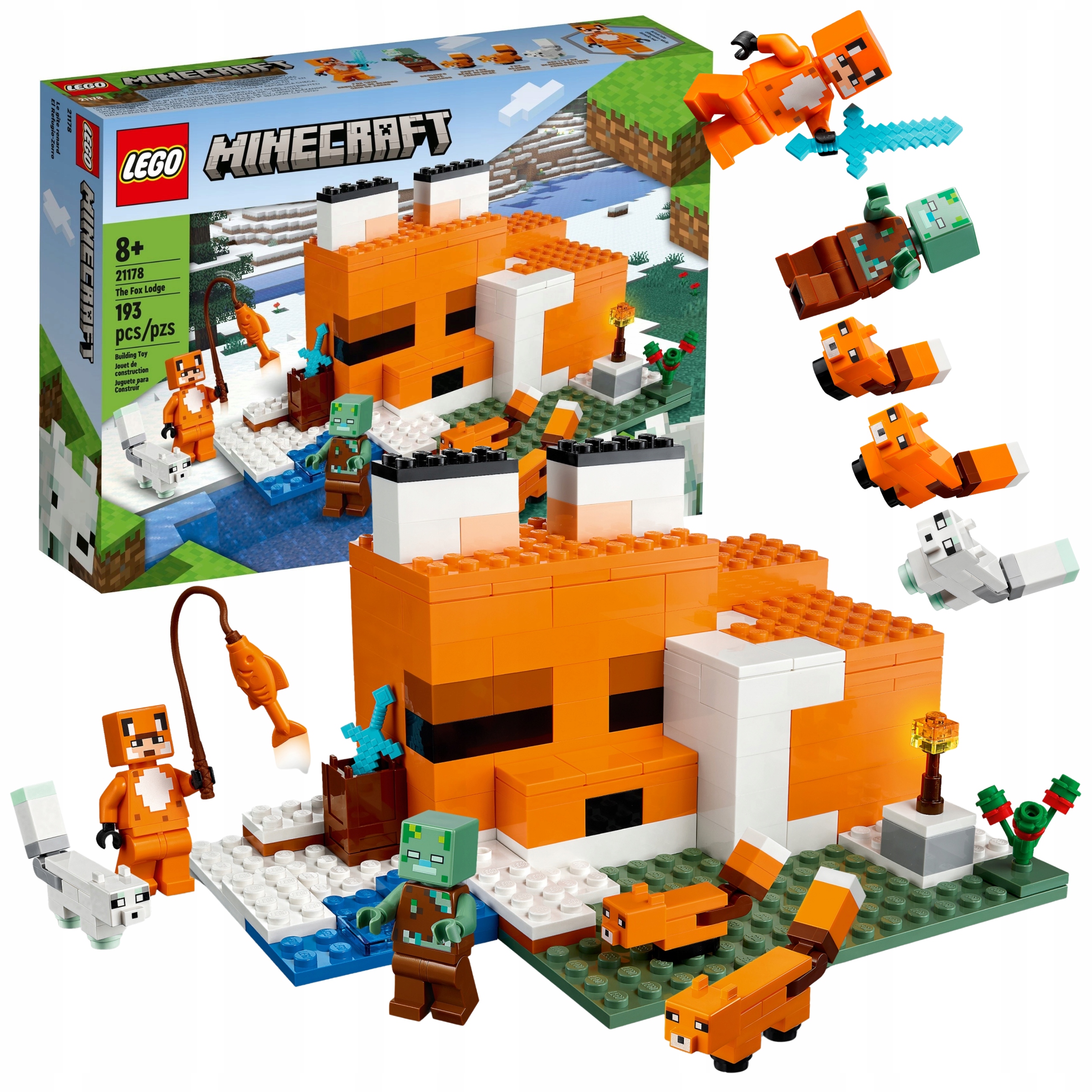 Lego Minecraft Zestaw Klocków Klocki Premium Dla Dzieci Duze XL