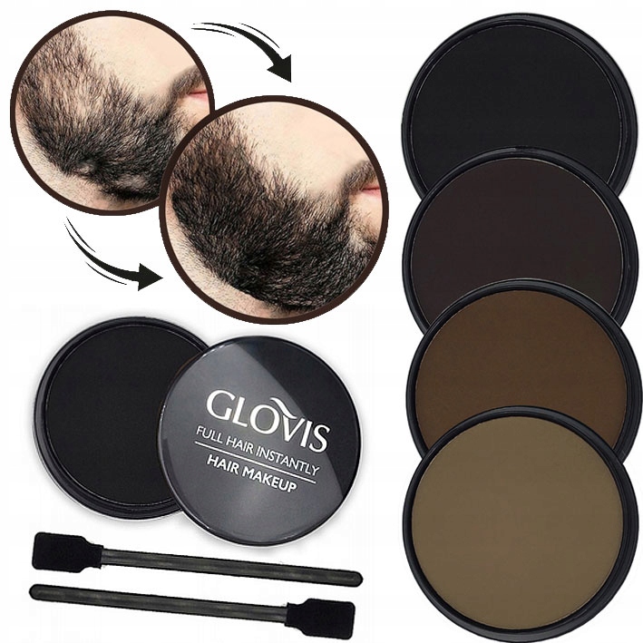 

Glovis MakeUp Puder Gęsta Broda Zarost Aplikatory