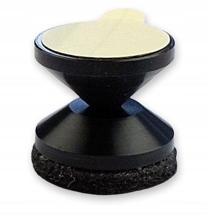 KOLCE K27 PODKŁADKI P4 POD KOLUMNY GŁOŚNIKI PRZYKLEJANE 8szt. CZARNE Kod producenta K27 + P4