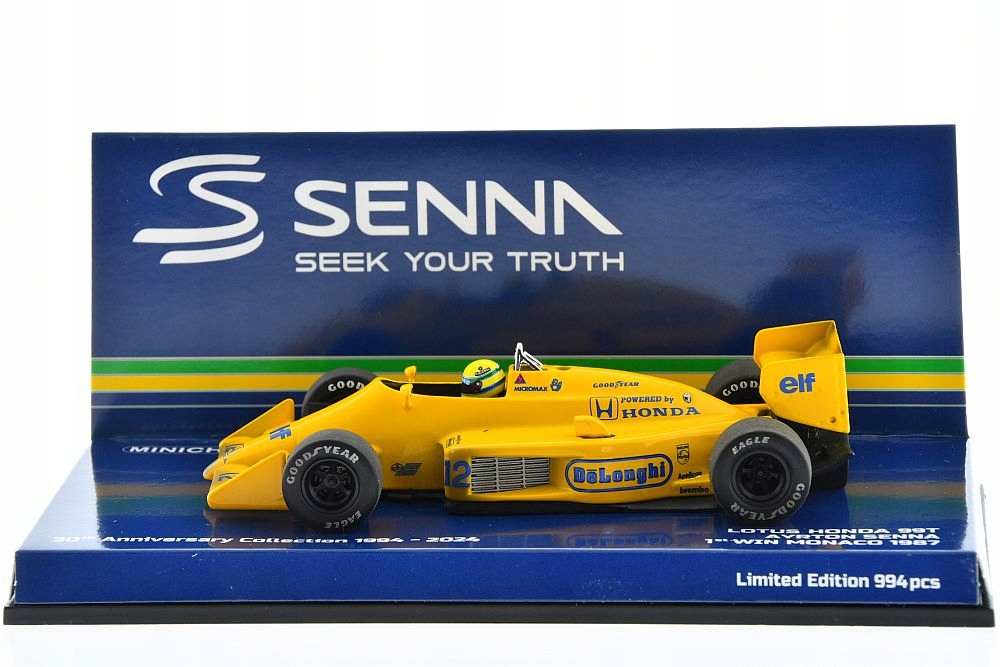 F1 Lotus 99T A.Senna Vítěz Monaka Gp 1987 1/43