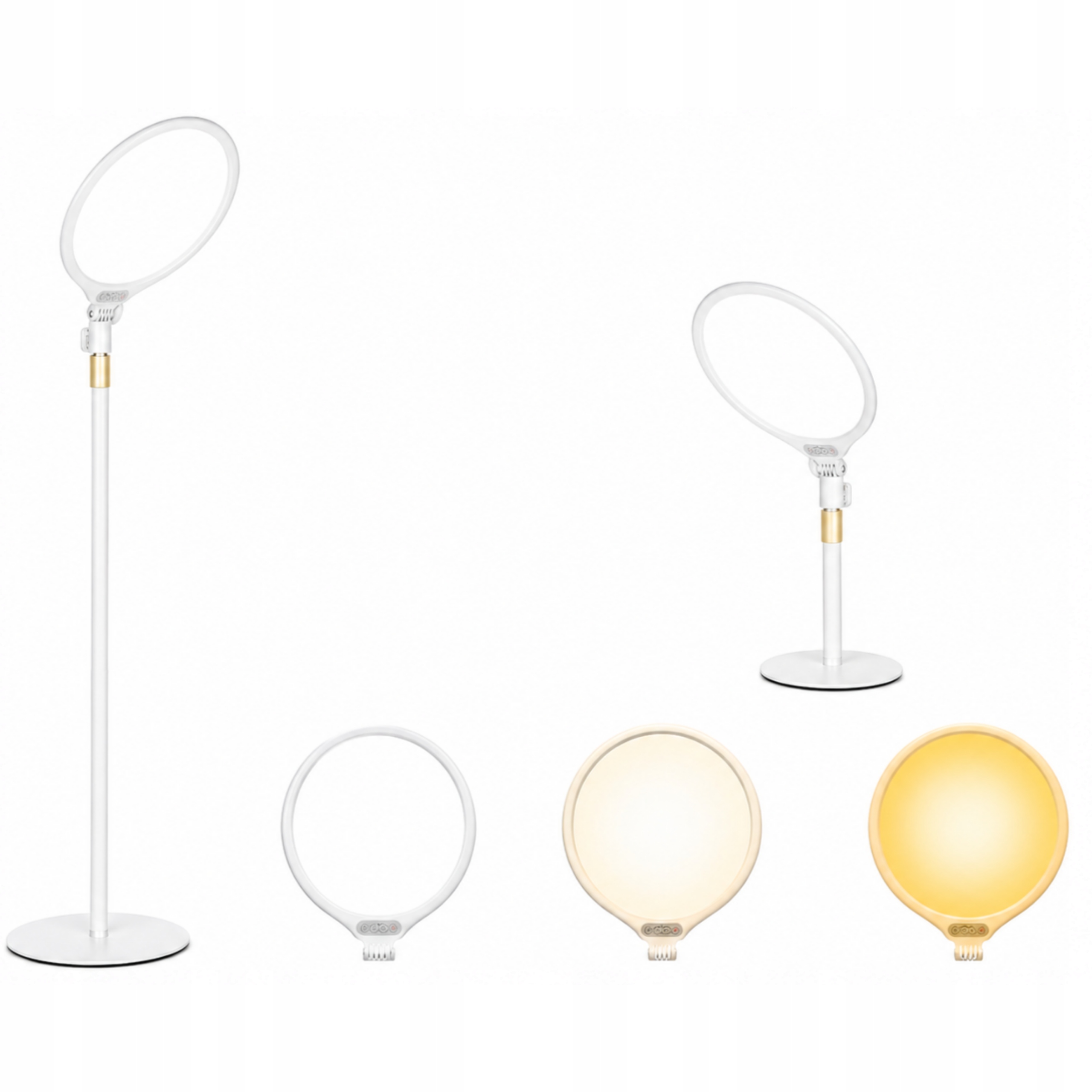 Svítilna prstencová se stativem 10,2" Led 9 úrovní 3000-6000K, nastavitelná