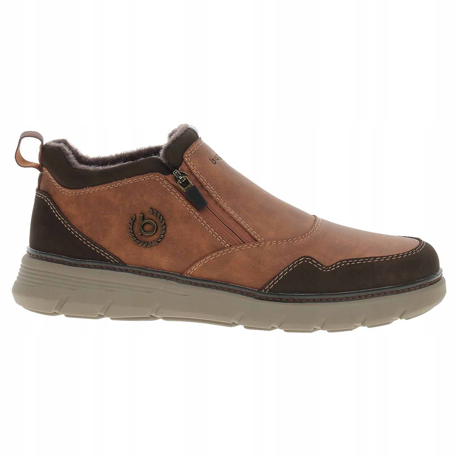 Pánská kotníková obuv Bugatti 331-AP033-5059 cognac-dark brown 45