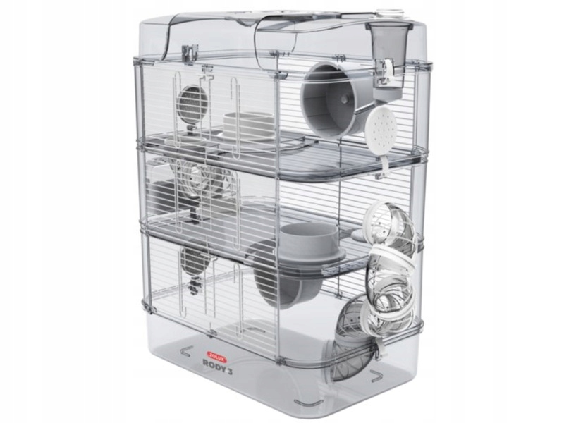 Klatka dla gryzoni Zolux Rody3 Trio Biały