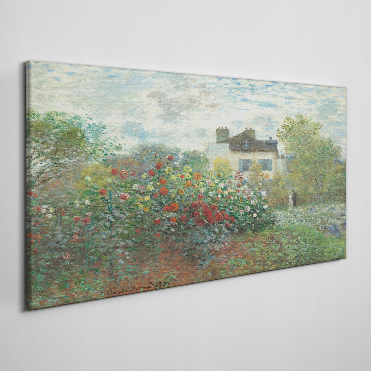 

Obraz na ramie płótno Ogród natura Monet 140x70 cm
