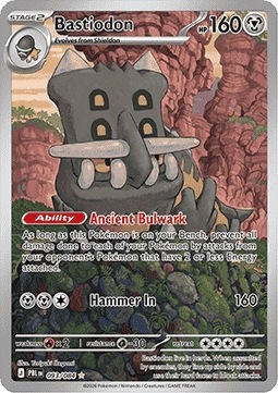 Pitch Black Illustration Rare 093/084 Bastiodon