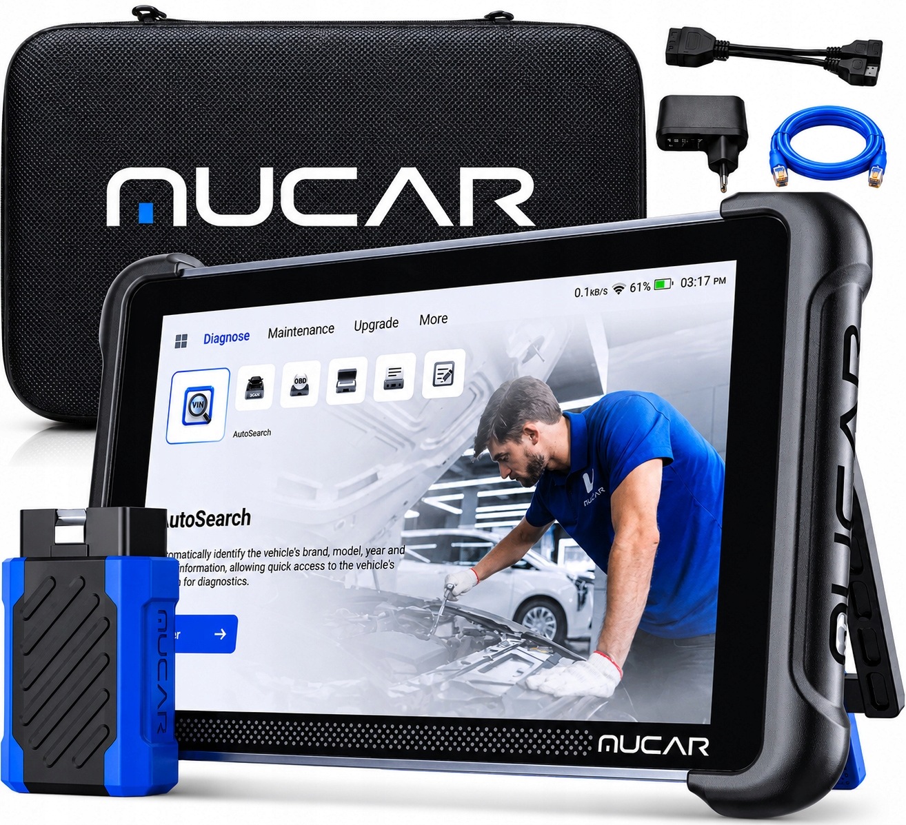 Mucar 892BT Diagnostický Nástroj OBD2 Asistent Ai Can Fd DoIP Aktualizácie