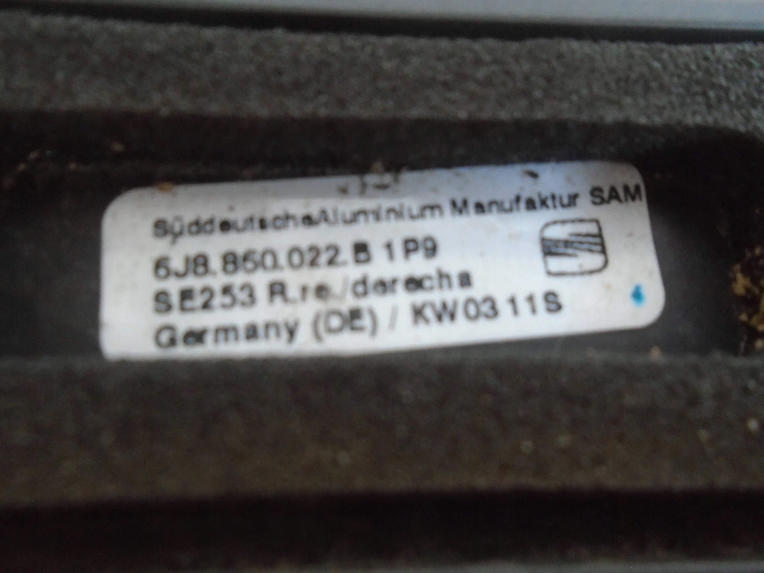 Dachreling dach 6J8860022B Seat Ibiza IV