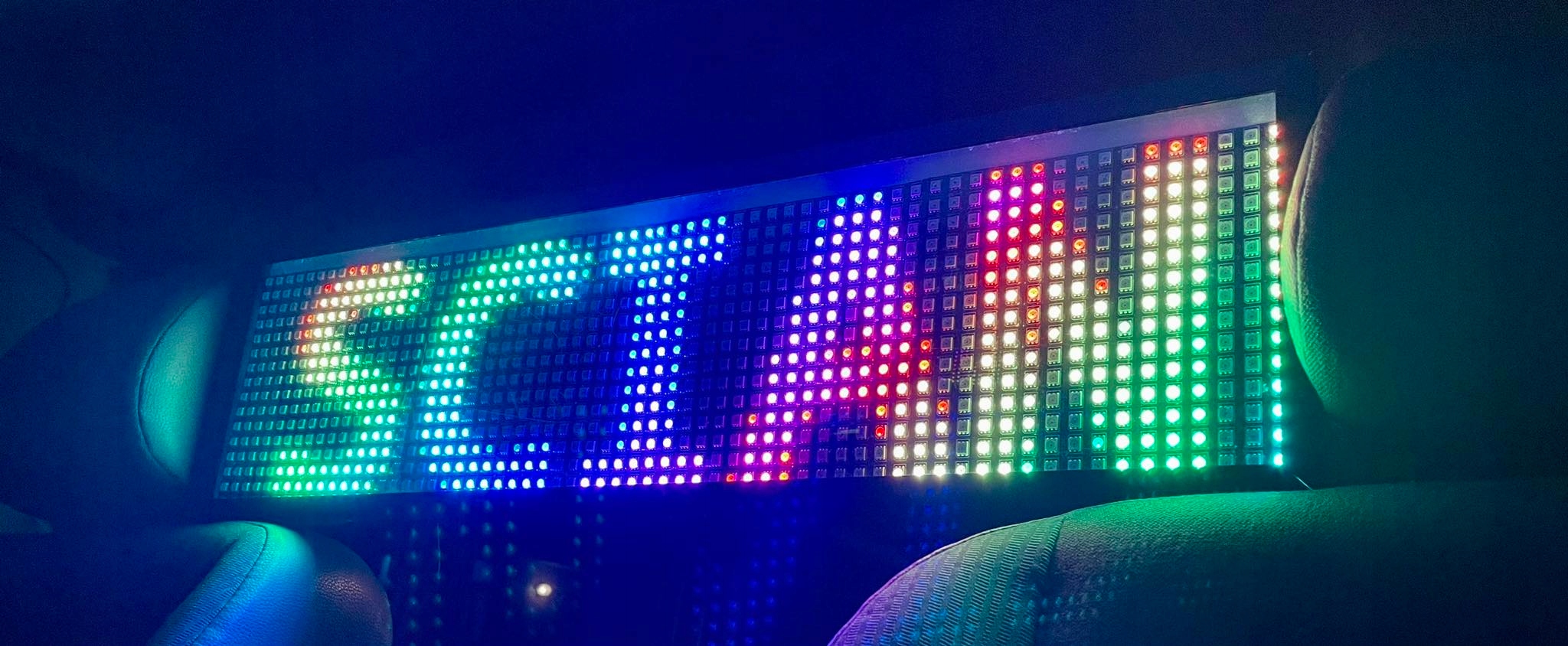 Tablica Imienna podświetlana LED RGB